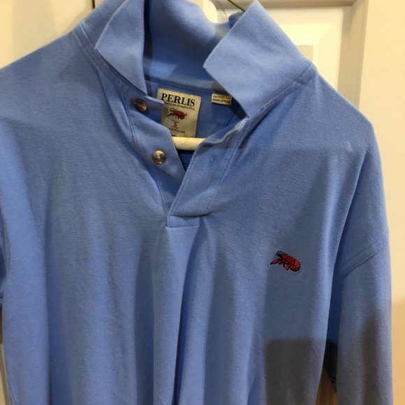 Perlis Crawfish Polo Shirt Small - Picture 2 of 3